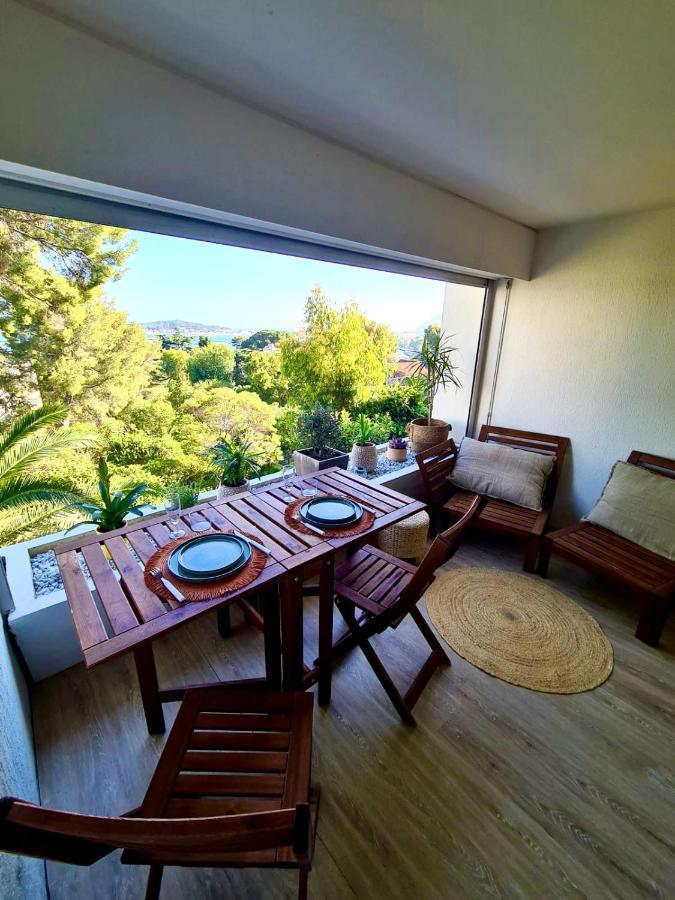Charme & Calme-Tamaris- Studio Vue Mer - Piscine - Le Petit Olivier Sur Mer La Seyne-sur-Mer Bagian luar foto