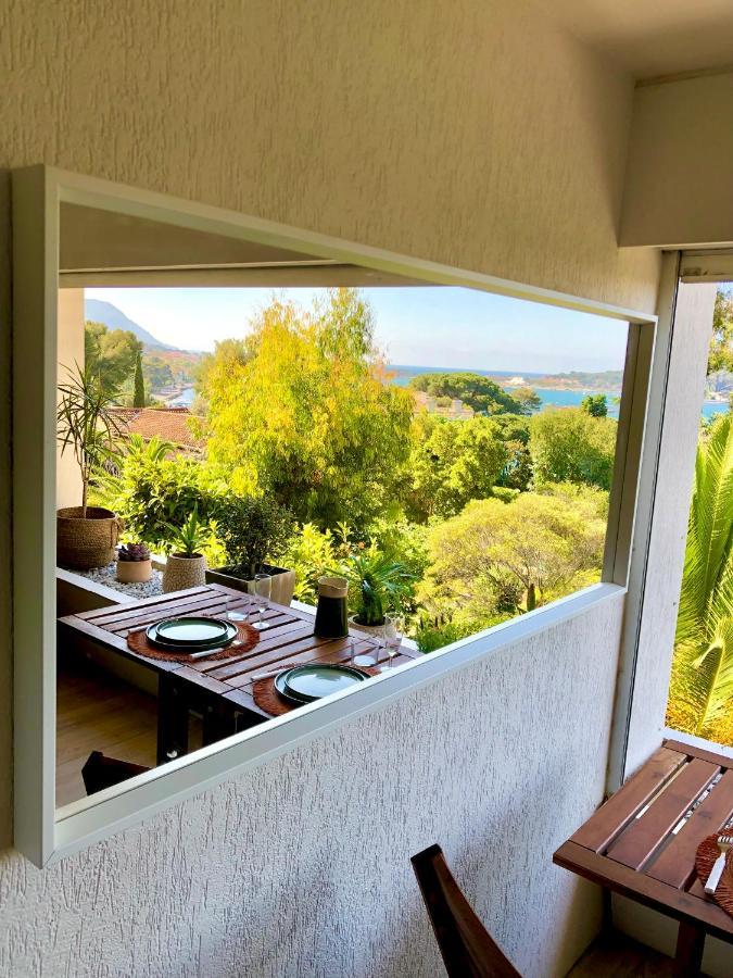 Charme & Calme-Tamaris- Studio Vue Mer - Piscine - Le Petit Olivier Sur Mer La Seyne-sur-Mer Bagian luar foto